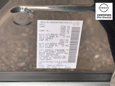 Used 2016 Nissan Rogue SL w/ SL Premium Package image 30