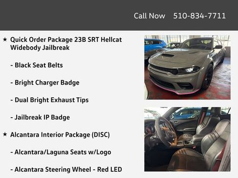 Used 2023 Dodge Charger SRT Hellcat w/ Harman/Kardon Audio Group RWD image 4
