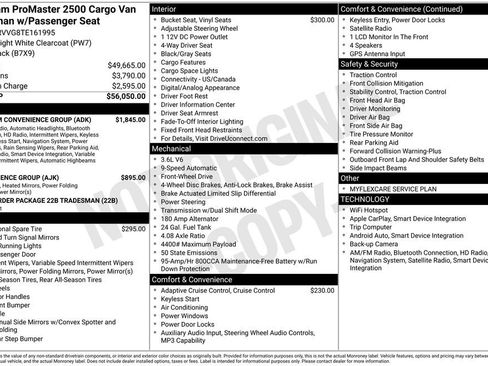 New 2026 RAM ProMaster 2500 w/ Premium Convenience Group image 3