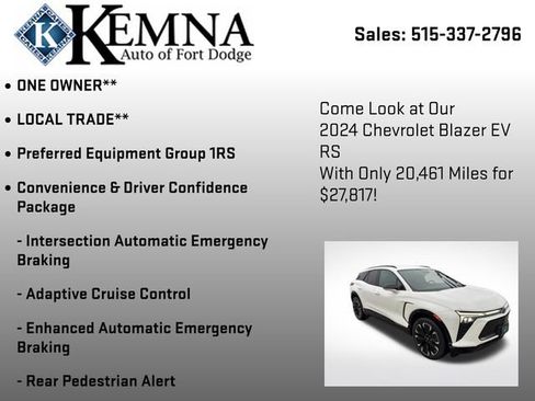 Used 2024 Chevrolet Blazer EV RS image 6