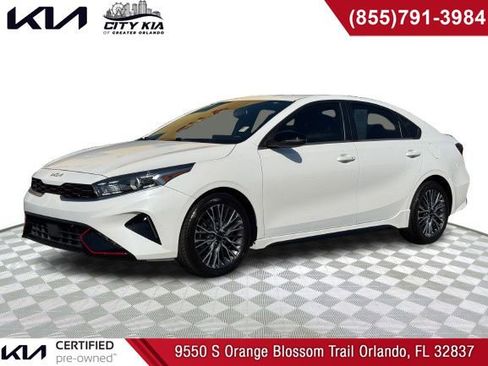 Certified 2022 Kia Forte GT-Line w/ GT-Line Premium Package FWD image 1