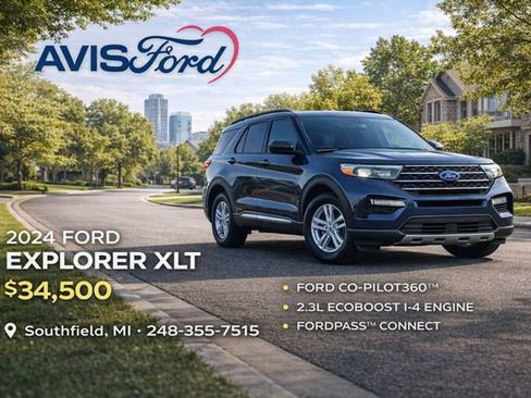 Used 2024 Ford Explorer XLT w/ Equipment Group 202A AWD/4WD image 1