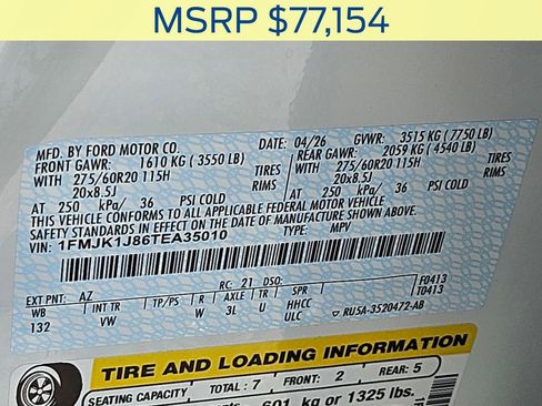 New 2026 Ford Expedition Max Active AWD/4WD image 41
