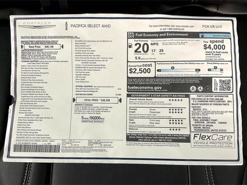 New 2026 Chrysler Pacifica Select image 14