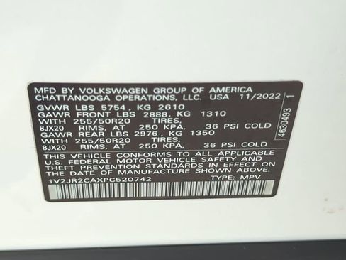 Certified 2023 Volkswagen Atlas SE image 37