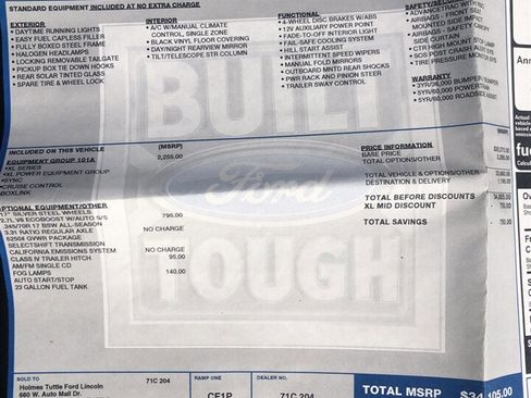 Used 2016 Ford F150 XL w/ Equipment Group 101A Mid RWD image 3