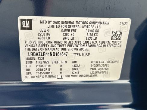 Certified 2022 Buick Envision Preferred image 45