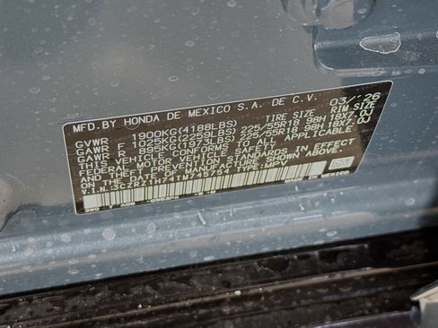 New 2026 Honda HR-V EX-L image 38