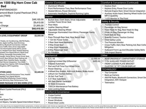 Used 2022 RAM 1500 Big Horn AWD/4WD image 3