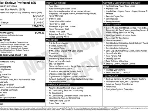 Used 2025 Buick Enclave Preferred w/ Power Package FWD image 37