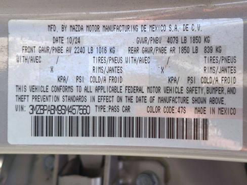 Used 2025 MAZDA MAZDA3 s FWD image 29