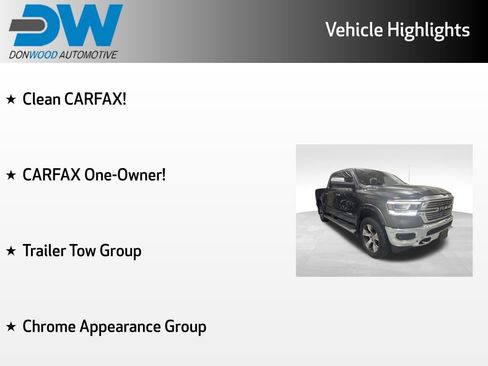 Used 2019 RAM 1500 Laramie AWD/4WD image 3