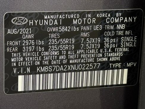 Used 2022 Hyundai Santa Fe Limited image 54