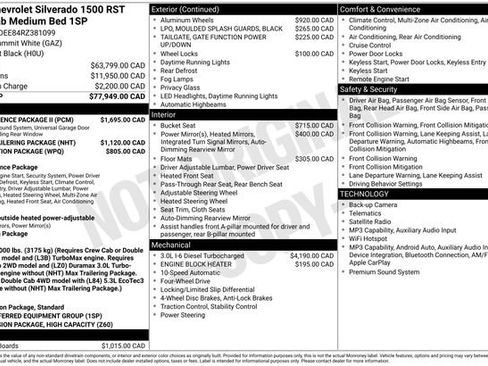 Used 2024 Chevrolet Silverado 1500 RST w/ Convenience Package II AWD/4WD image 35