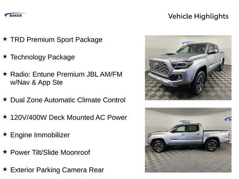 Used 2020 Toyota Tacoma TRD Sport w/ TRD Premium Sport Package AWD/4WD image 4