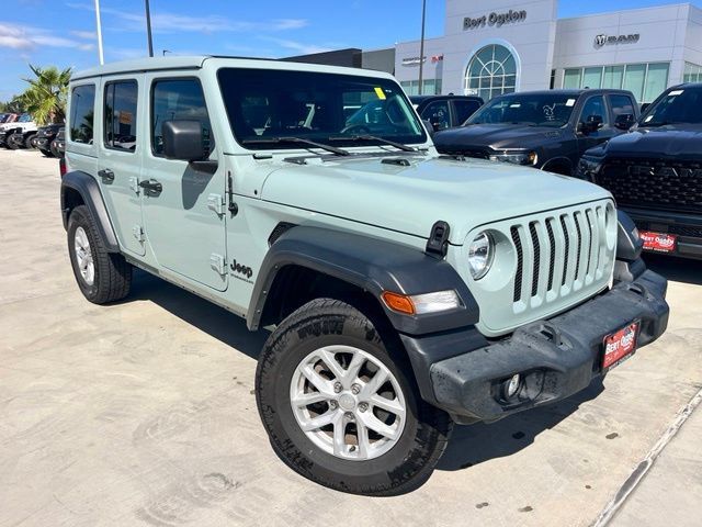 Used 2023 Jeep Wrangler Unlimited Sport w/ Sun And Sound Package AWD/4WD image 1