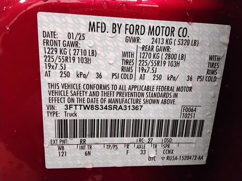 Used 2025 Ford Maverick Lariat w/ 4K Tow Package image 17