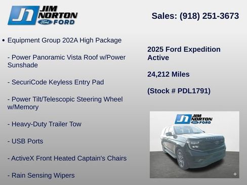 Used 2025 Ford Expedition Active AWD/4WD image 15