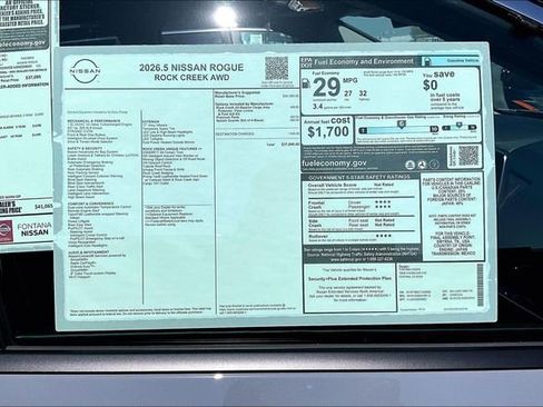 New 2026 Nissan Rogue SV AWD/4WD image 13