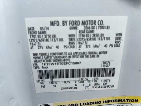Used 2014 Ford F150 FX4 w/ Equipment Group 402A Luxury AWD/4WD image 34