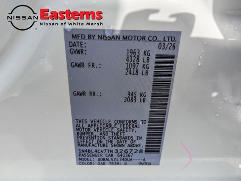 New 2026 Nissan Altima 2.5 SR FWD image 28