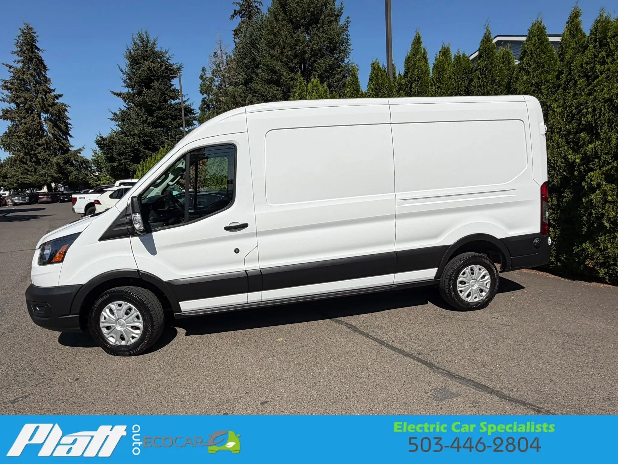 Used 2023 Ford E-Transit Medium Roof w/ Load Area Protection Package RWD image 5