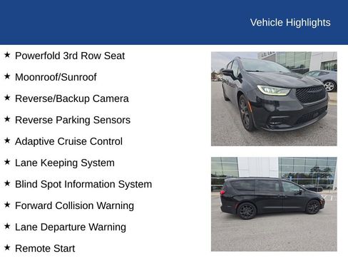 Used 2023 Chrysler Pacifica Limited w/ Uconnect Theater Family Group image 16