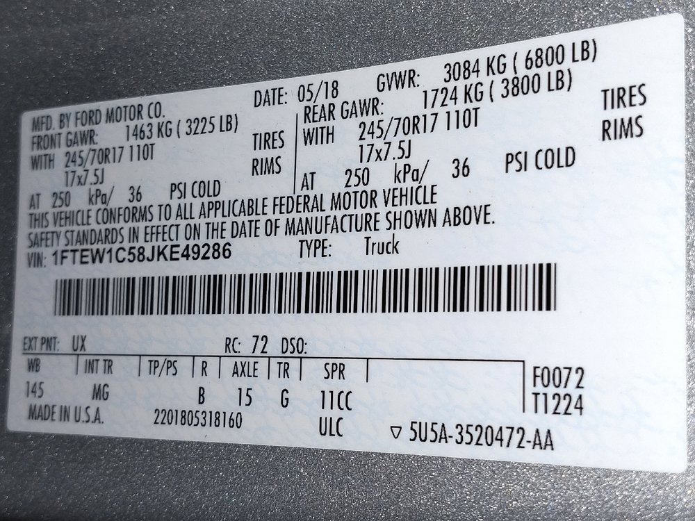 Used 2018 Ford F150 XLT RWD image 33