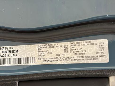 New 2026 Jeep Grand Cherokee L Limited image 27