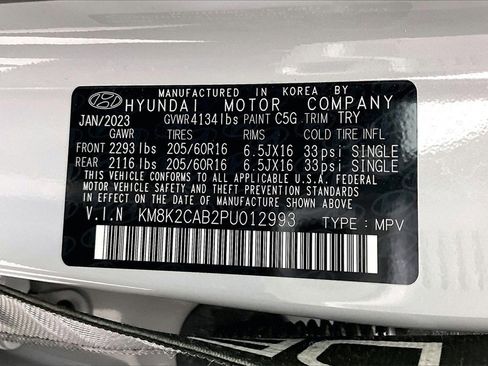 Certified 2023 Hyundai Kona SE w/ Cargo Package image 32