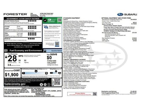 Used 2025 Subaru Forester Sport AWD/4WD image 9