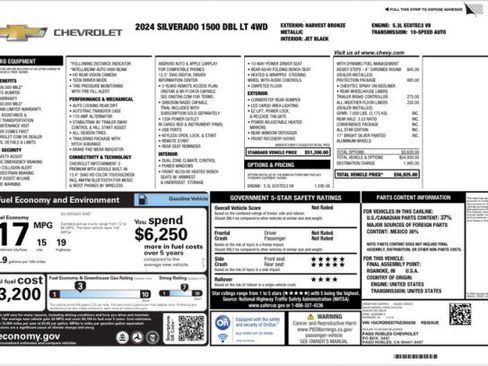 Used 2024 Chevrolet Silverado 1500 LT w/ Protection Package image 32