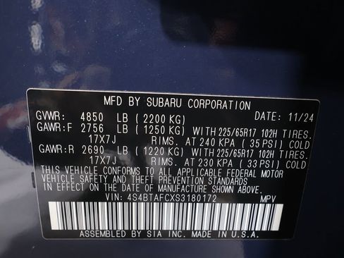 Used 2025 Subaru Outback Premium image 34