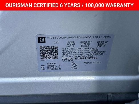 Certified 2021 Chevrolet Equinox LT image 31