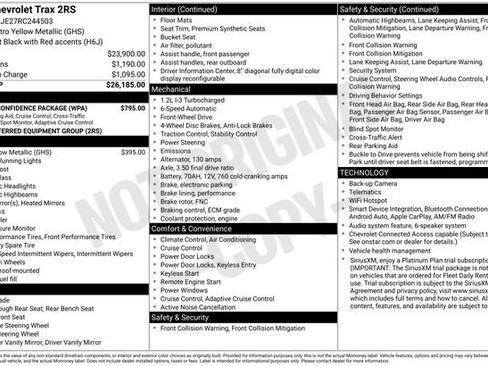 Used 2024 Chevrolet Trax RS w/ Driver Confidence Package FWD image 11