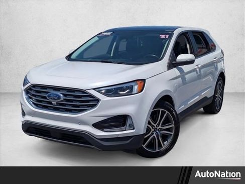 Certified 2021 Ford Edge Titanium w/ Equipment Group 301A AWD/4WD image 1