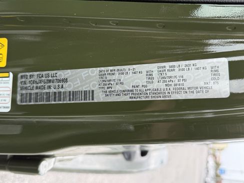 Used 2021 Jeep Wrangler Unlimited Rubicon AWD/4WD image 35