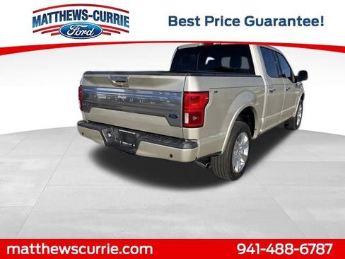 Certified 2018 Ford F150 Platinum w/ Equipment Group 701A Luxury image 4