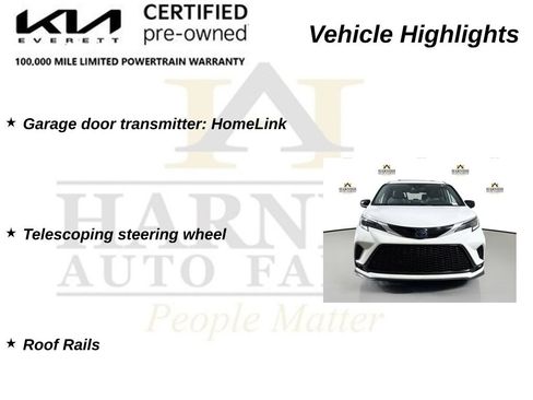 Used 2021 Toyota Sienna XSE w/ XSE Plus Package AWD/4WD image 37