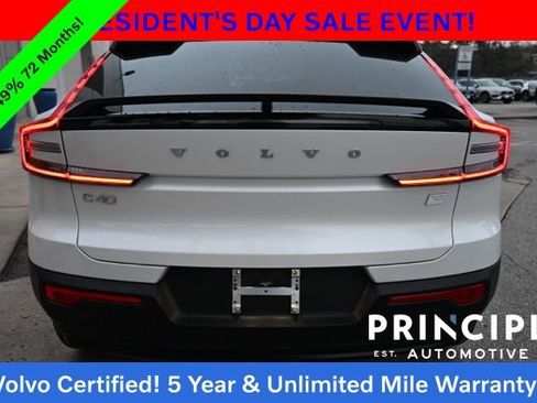 Certified 2023 Volvo C40 Recharge Core w/ Climate Package image 13