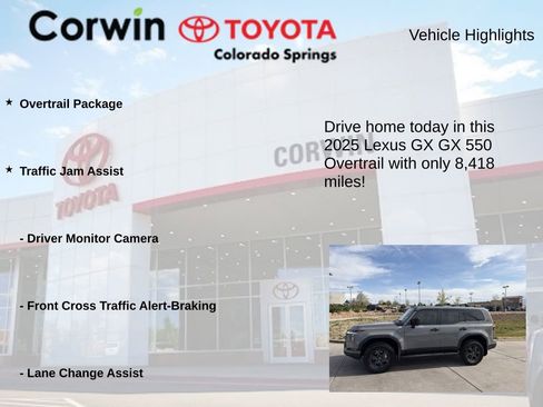 Used 2025 Lexus GX 550 AWD/4WD image 7
