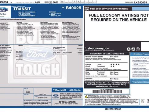 Used 2020 Ford Transit 250 Medium Roof image 9