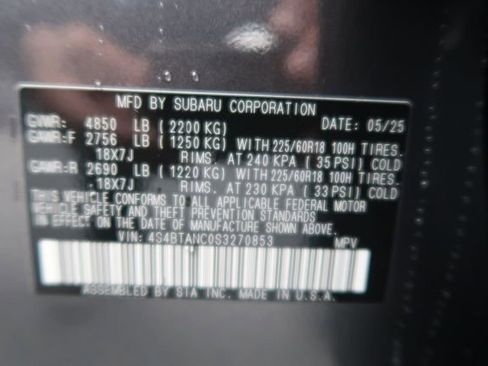 Certified 2025 Subaru Outback Limited w/ Popular Package #2 image 44