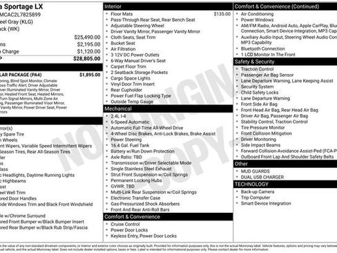 Used 2020 Kia Sportage LX w/ LX Popular Package AWD/4WD image 31