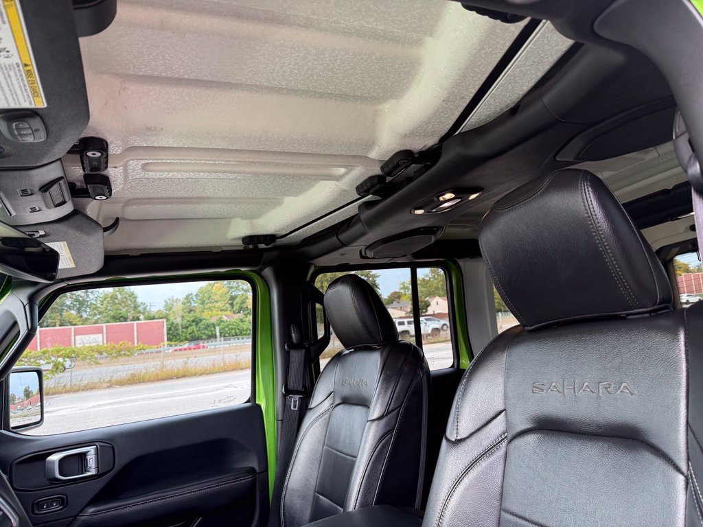 Used 2019 Jeep Wrangler Unlimited Sahara w/ Uconnect 4C Nav & Sound Group AWD/4WD image 27