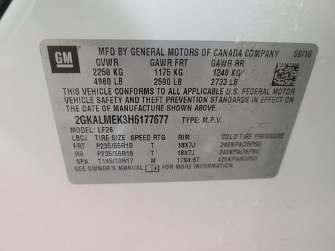 Used 2017 GMC Terrain SLE FWD image 33