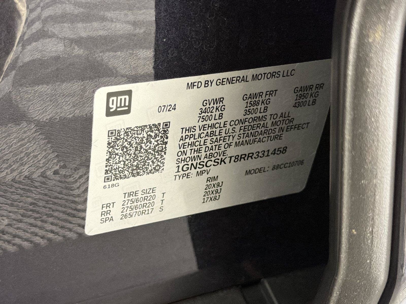 Certified 2024 Chevrolet Tahoe Premier w/ Premium Package RWD image 35