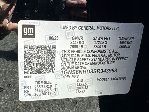 Used 2025 Chevrolet Tahoe LT AWD/4WD image 34