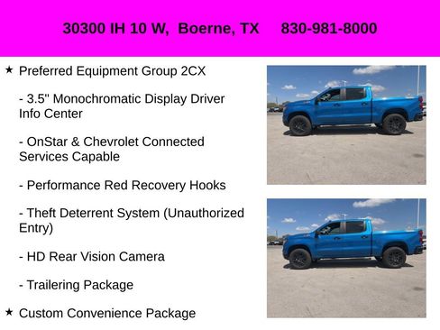 Used 2022 Chevrolet Silverado 1500 Custom Trail Boss w/ LPO, Dark Essentials Package image 18