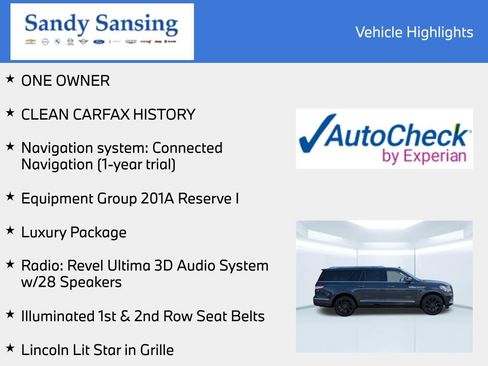 Used 2024 Lincoln Navigator L Reserve AWD/4WD image 7